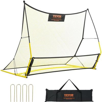 Mophorn - vevor 2 in 1 Fußball Rebound Doppelte Netze Tragbares Prellwand Fußball 25,4 x 25,4 mm, Image