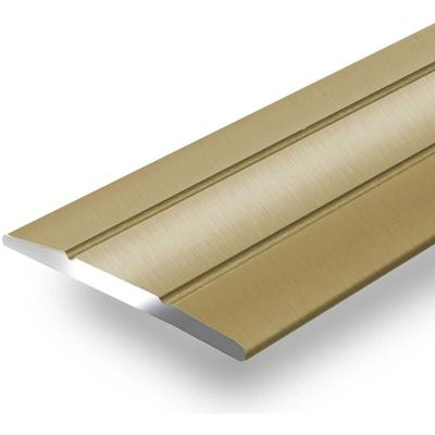 Bergangsprofil Abdeckleiste Firm K132 Form: c Breite: 36 mm Länge: 134 cm Selbstklebend Gold - Gold