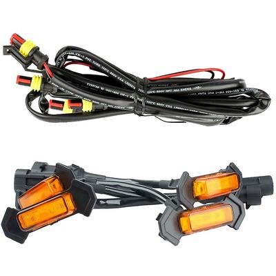 Woosien - Für 2016–2020 Kühlergrill-Beleuchtung, LED-Kühlergrill-Lichter-Set, 4 Stück