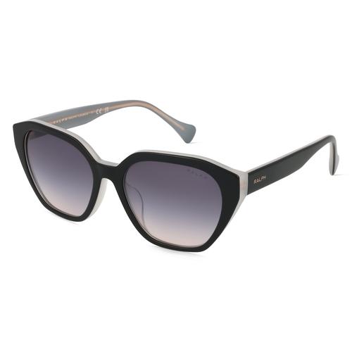 Ralph 0RA5315U Damen-Sonnenbrille Vollrand Cateye Acetat-Gestell, Schwarz