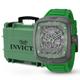 Invicta S1 Rally Automatic Men's Bundle - 44mm Green with Invicta 8-Slot Dive Impact Watch Case Light Green (B-44218-DC8-LG)