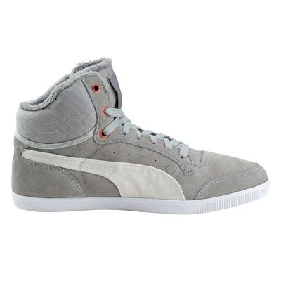 Puma Glyde Court Fur Womens Grey Trainer