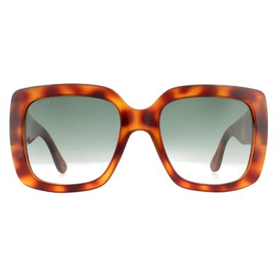 Gucci Sonnenbrille Square Womens Havanna Grün