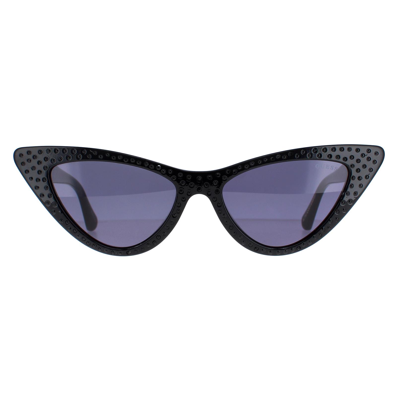 Guess Cat Eye Damen Glänzend Schwarz Rauchen GU7810 Image