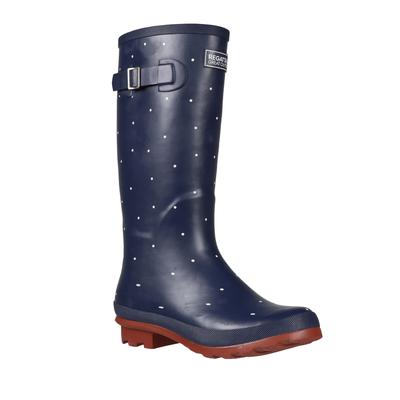 Regatta Womens/Ladies Ly Fairweather II Tall Durable Wellington Boots (Navy/Burnt Tikka Red)