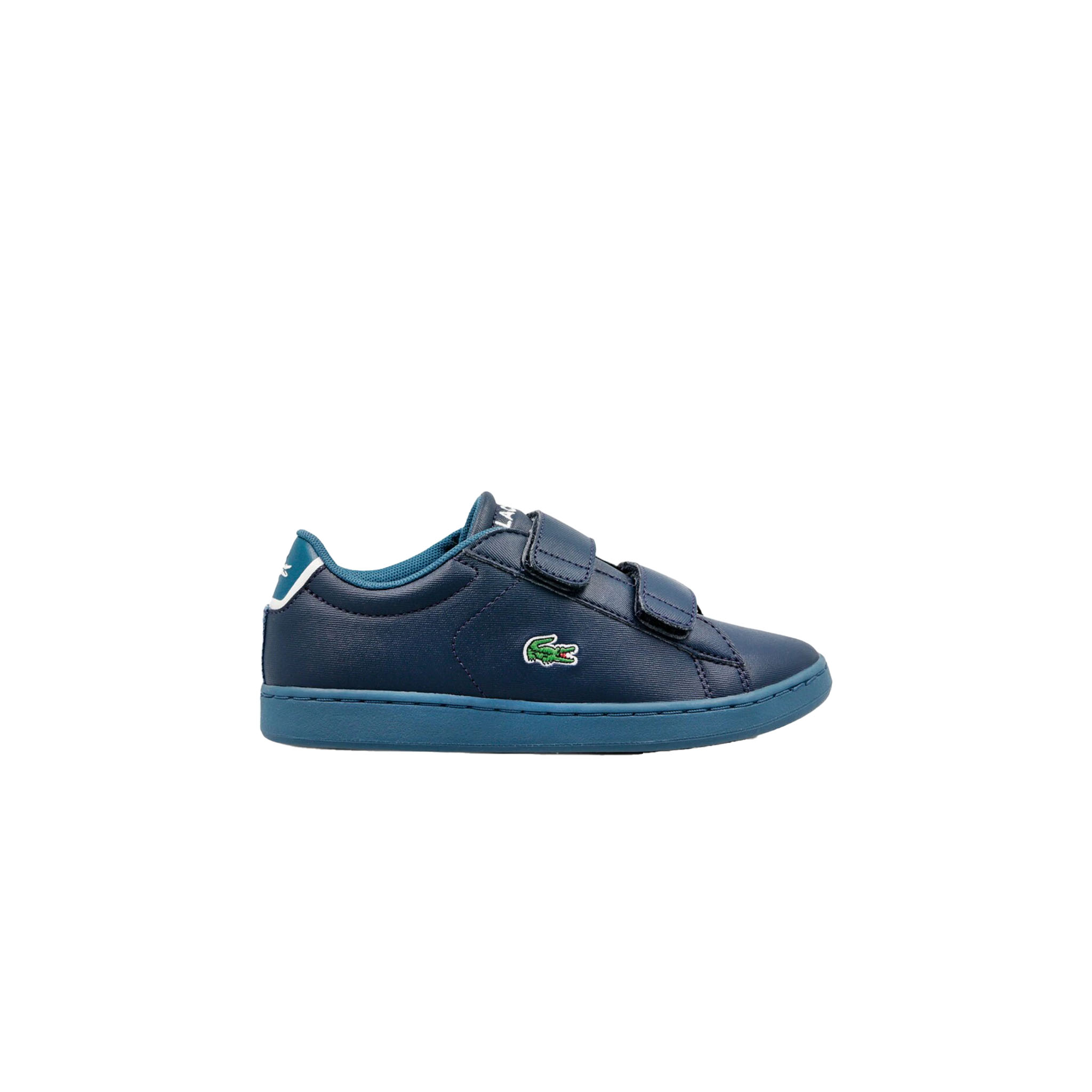 Lacoste Carnaby Evo Kids Navy Trainer Image