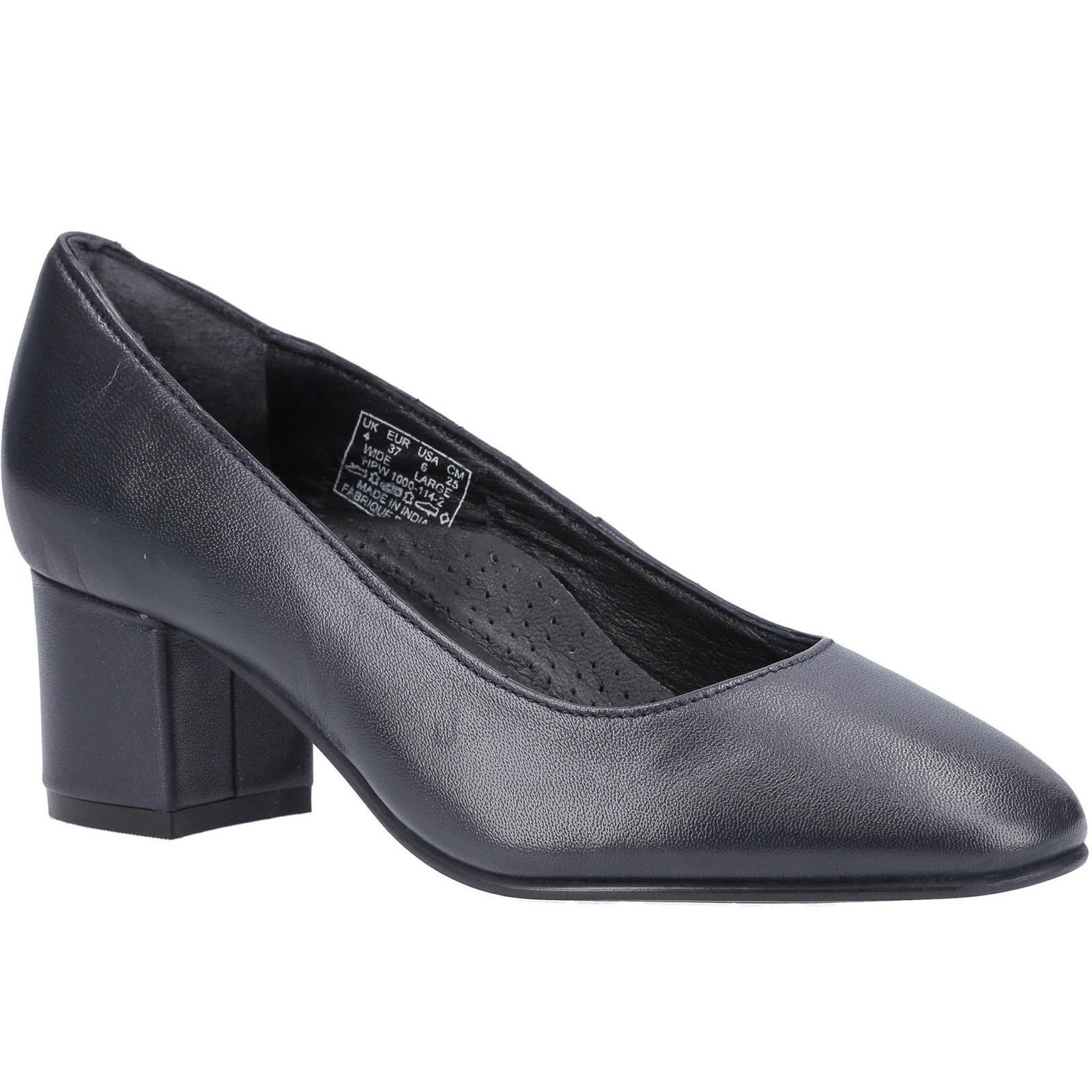 Hush Puppies Damen/Damen Anna Leder Court Schuh (Navy)