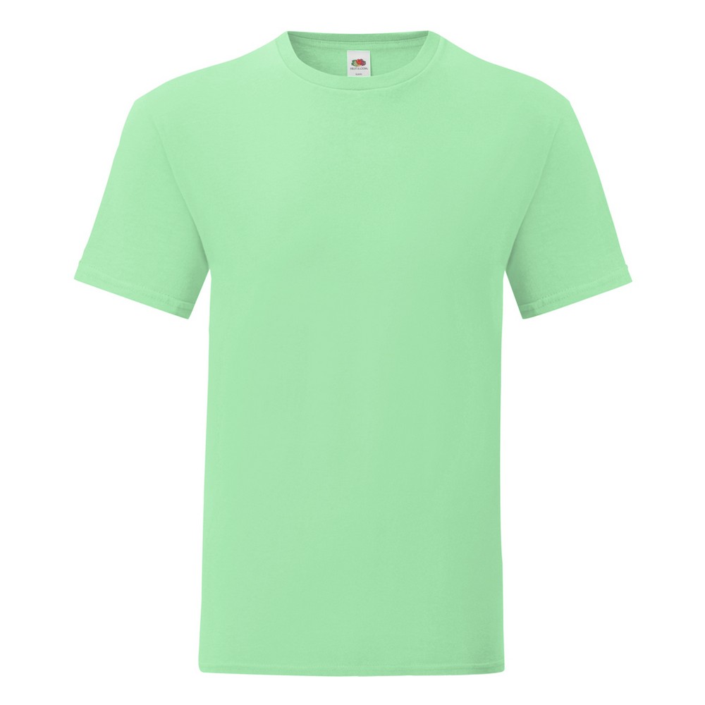 Fruit Of The Loom Herren Iconic T-Shirt (5er Pack) (Neo Mint) Image