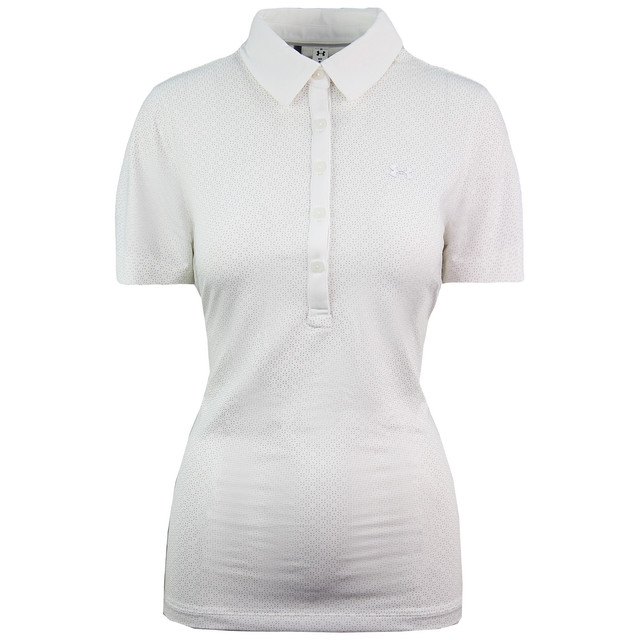 Under Armour Heatgear Zinger Golf aus Polo -Hemd Damen -Creme Top 1272340 103 Image