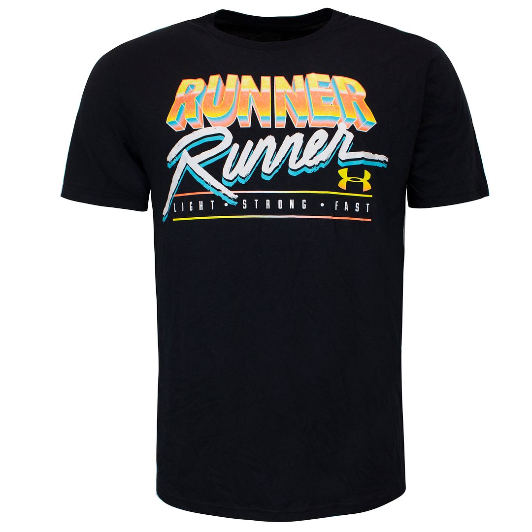 Under Armour Kurzärmel Crew Neck Black Herren T-Shirt 1350766 001 Image