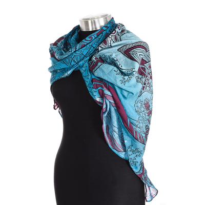 Bandana mit Druckmotiv aus leichtem und weichem Stoff 111000 unisex Image