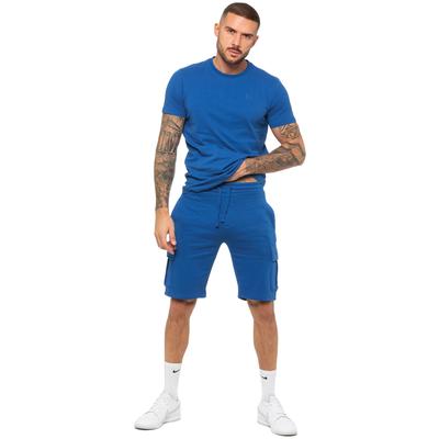 Enzo | Herren T-Shirt Trainingsanzug mit Shorts Set - Blau Image