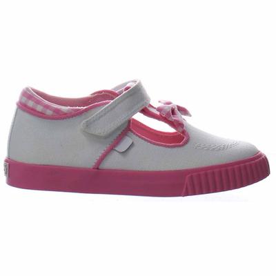 Kicker Tovni T-Bow Stoßfänger Kinder weiße Plimsolls Image