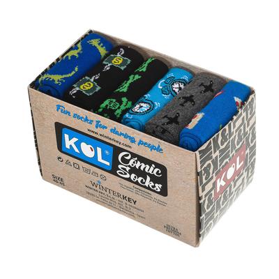 Pack-6 Socken mit hohem Antidruckbündchen KL8001 Herren Image
