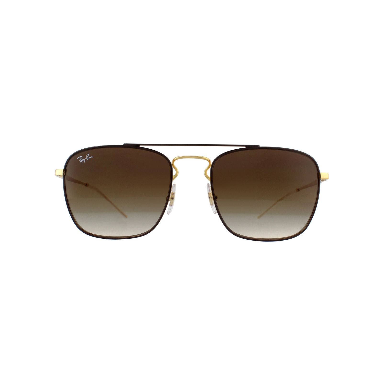 Ray-Ban Sonnenbrille 3588 905513 Gold Top On Braun Braun Gradient Dunkelbraun Image