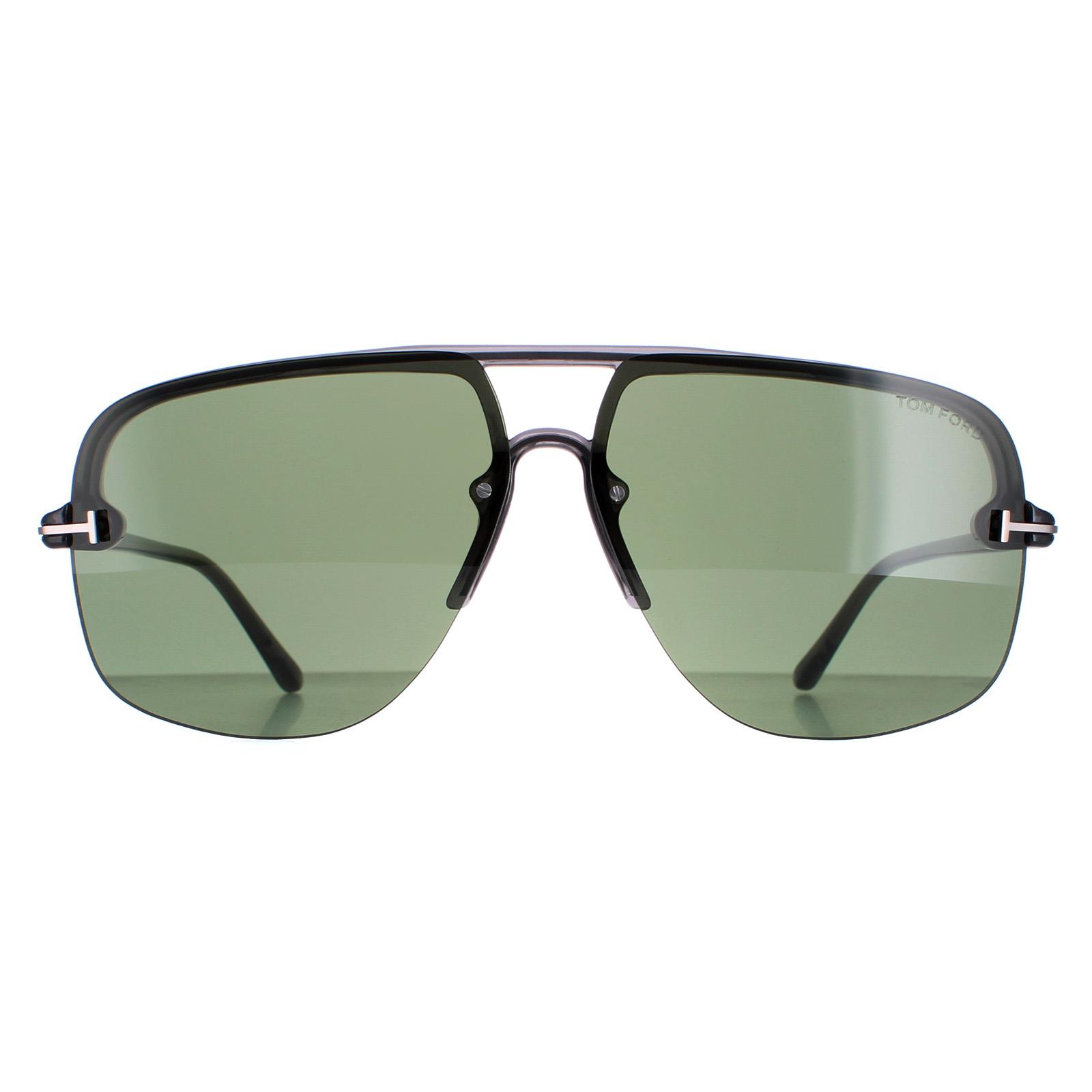 Tom Ford Aviator Herren Grün Grün Hugo 02 FT1003 Image