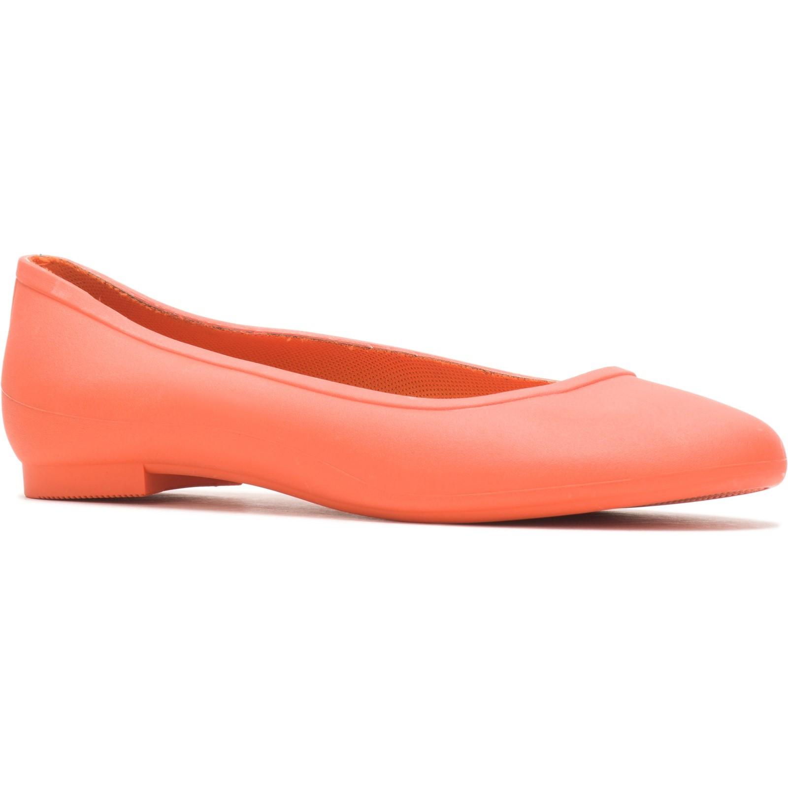 Hush Puppies Womens/Ladies Brite Pops Ballerina Flats (Orange)