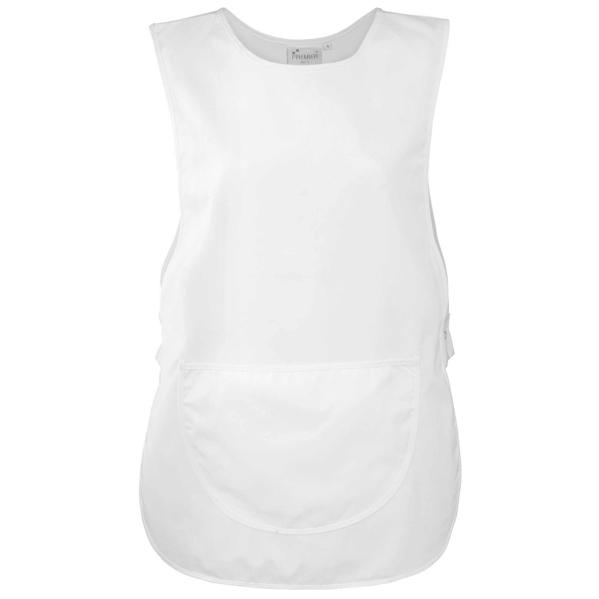 Premier Ladies/Womens Pocket Tabard (Weiß)