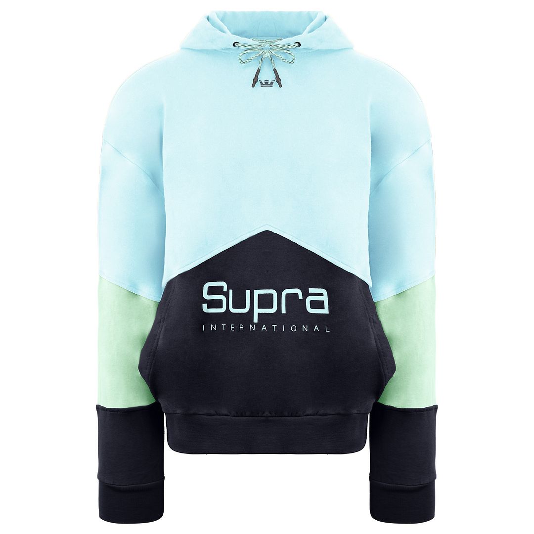 Supra Long Sleeve Pullover Blue Herren 92 Fleece Hoodie 102552 366 Image
