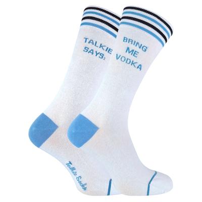 TALKIE SOCKS - Unisex Baumwolle Neuheit Bring Me Beer & Vodka Socken Image