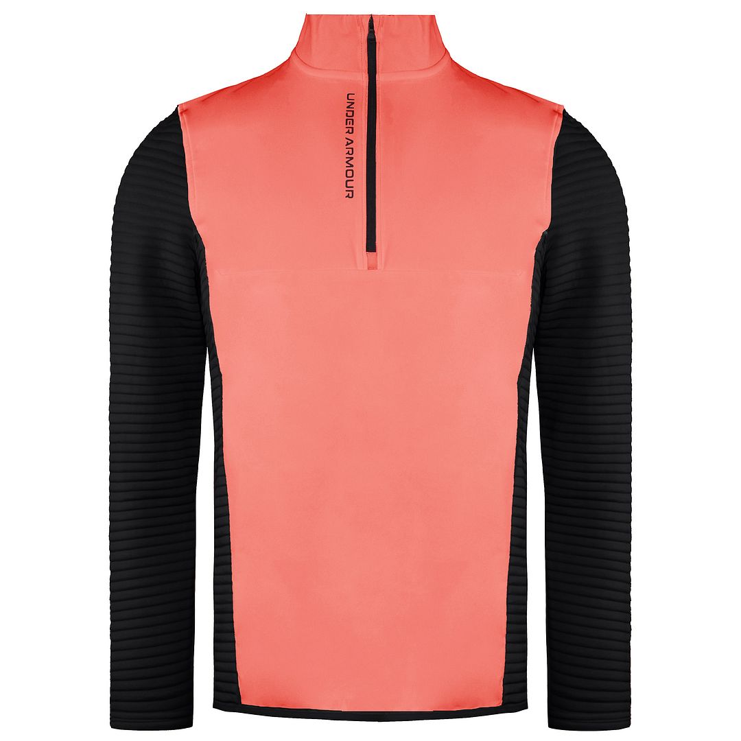 Under Armour Storm Evolution Daytona Herren Schwarz/Rot -Hybrid -Golfpullover Image