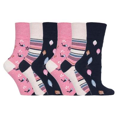 Gentle Grip - 6 Paar Damen Gentle Grip nicht elastische Socken - GG168 Image