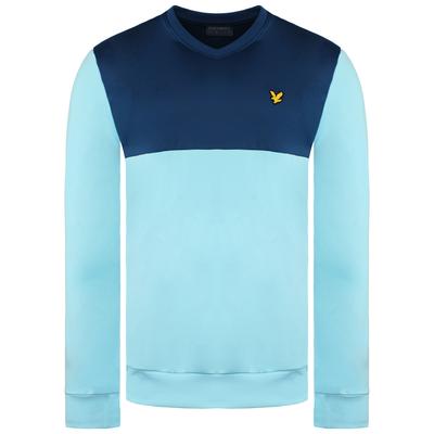 Lyle & Scott Golf Mens Blue Pullover