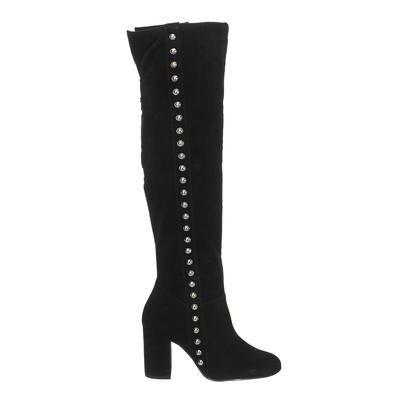 Stiefel mit Absatz aus Wildleder FLDAN3SUP11 Frau Image