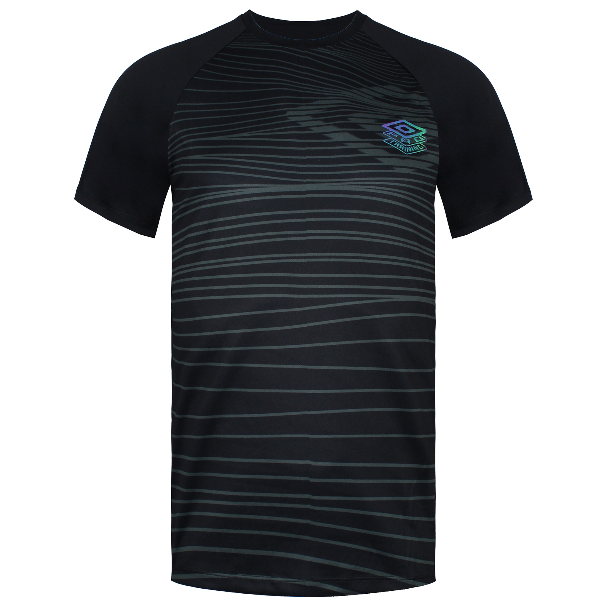 Umbro Pro Training Herren Black/Grey T-Shirt Image