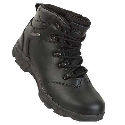 Mountain Warehouse Kinder/Kinder Canyon Wasserdichte Wildleder Wanderschuhe (Schwarz) Image