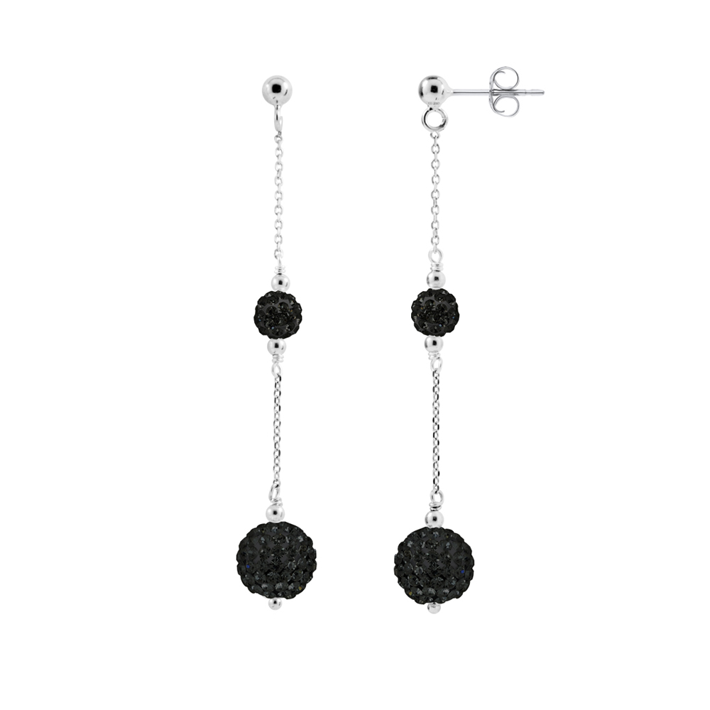 DIADEMA - Ohrringe Black Night - Kollektion Crystal Pearl Image