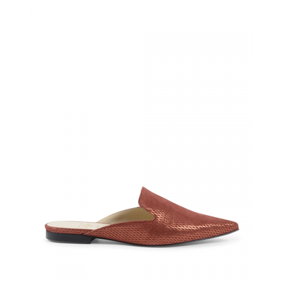 V Italia Damen Slide Braun Sabot Damita Lab Brandy