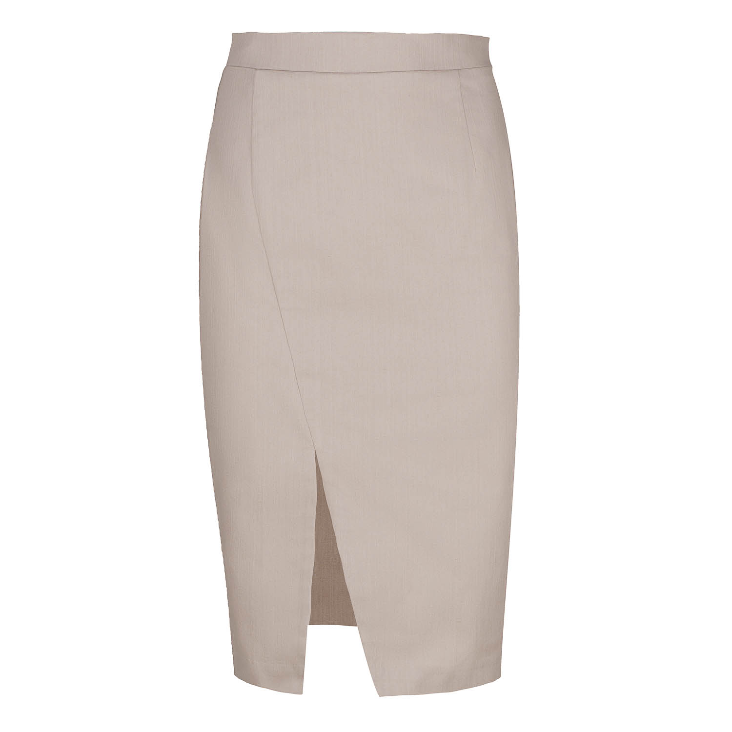Beige Denim Style Bleistiftrock Image