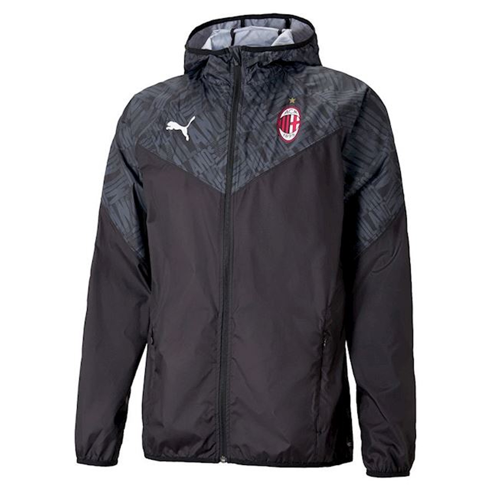Puma AC Milan 2020-21 Herrenschwarzwärmjacke Image