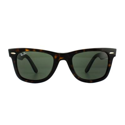 Ray-Ban Sonnenbrille Wayfarer 2140 902 Tortoise Grün G-15 Medium 50mm