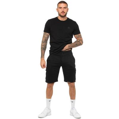 Enzo | Herren T-Shirt Trainingsanzug mit Shorts Set - Schwarz Image
