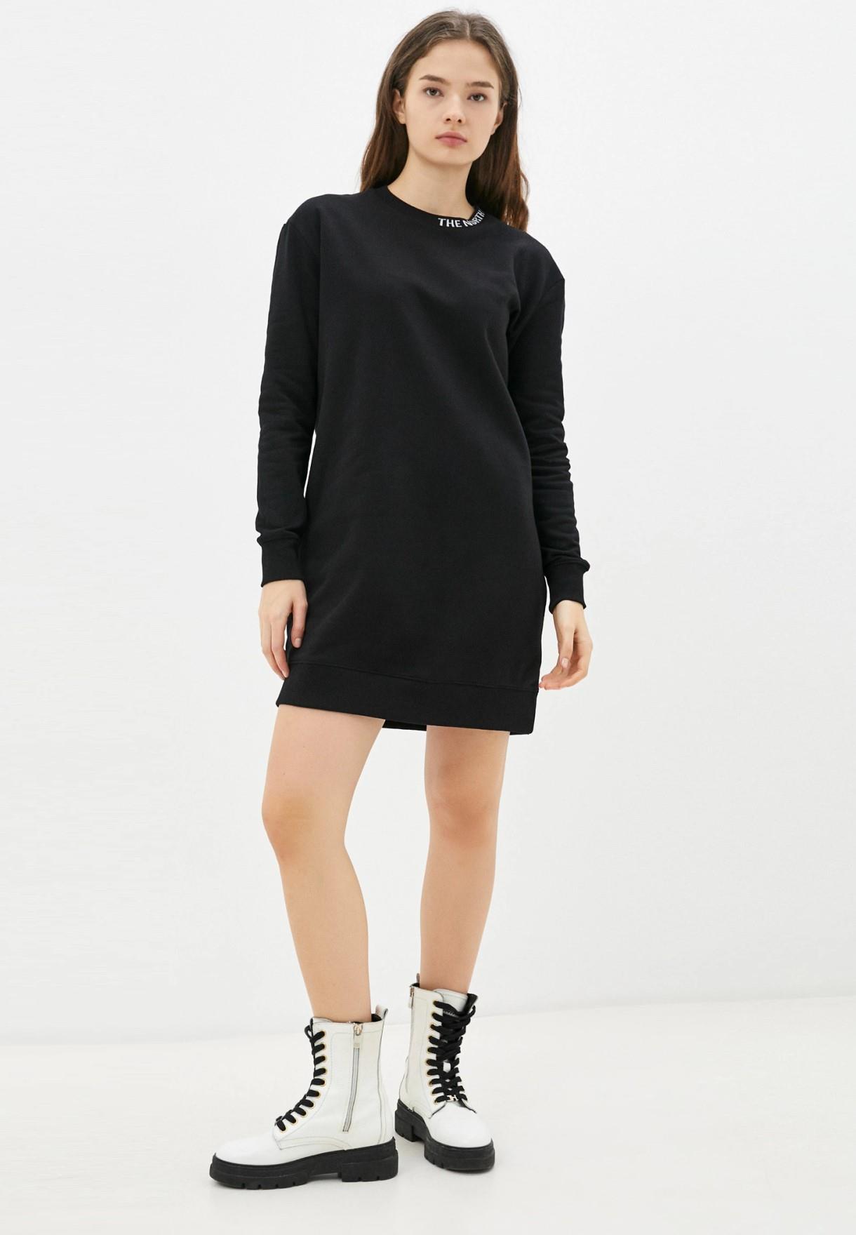 The North Face Womens W Zumu Crew Kleid in Schwarz