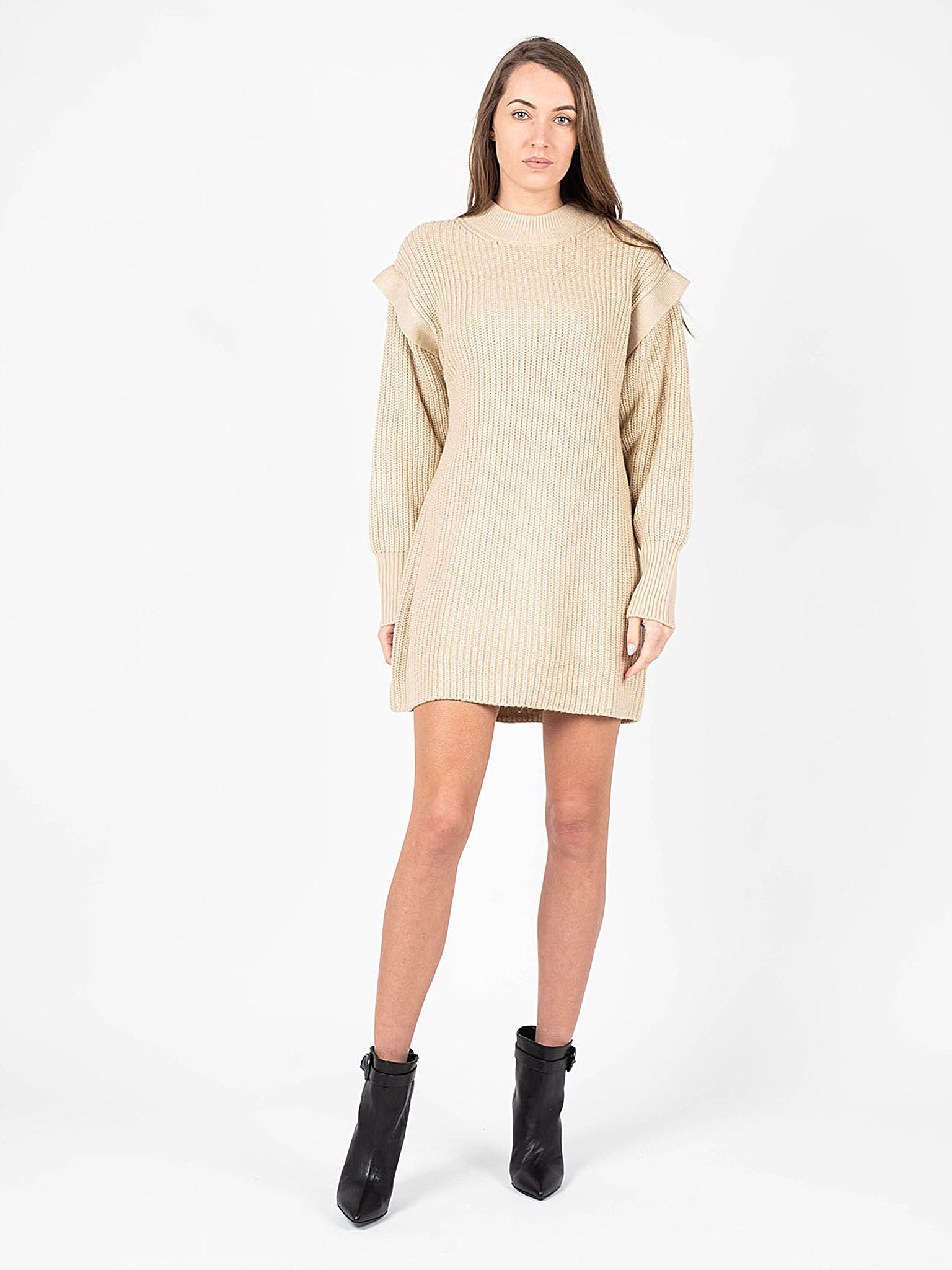 Silvian Heach Kleid Woman's Beige Image