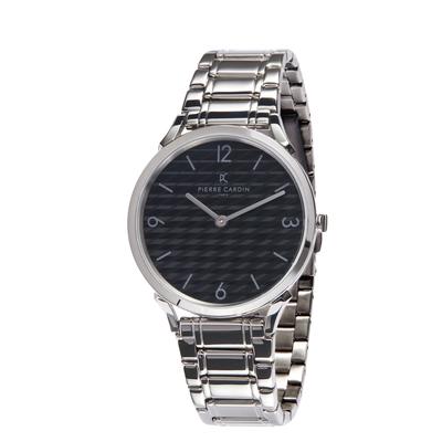 Pierre Cardin Pigalle Stripes Silber Herren Armbanduhr CPI.2019