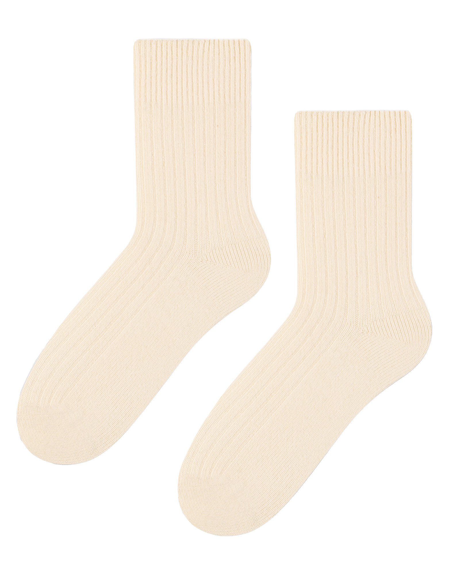 Damen-Kleidsocken aus Wolle | Steven | Atmungsaktive warme Socken für Damen Ecru Image