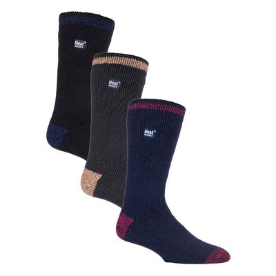 HEAT HOLDERS - 3er-Pack Multipack Herren Isolierte Thermosocken für den Winter - Block Twist Image