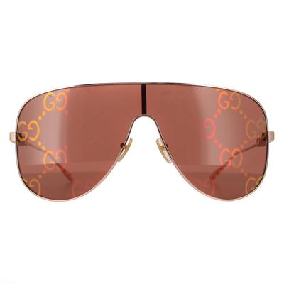 Gucci-Schild Damen Gold Rot GG1436S