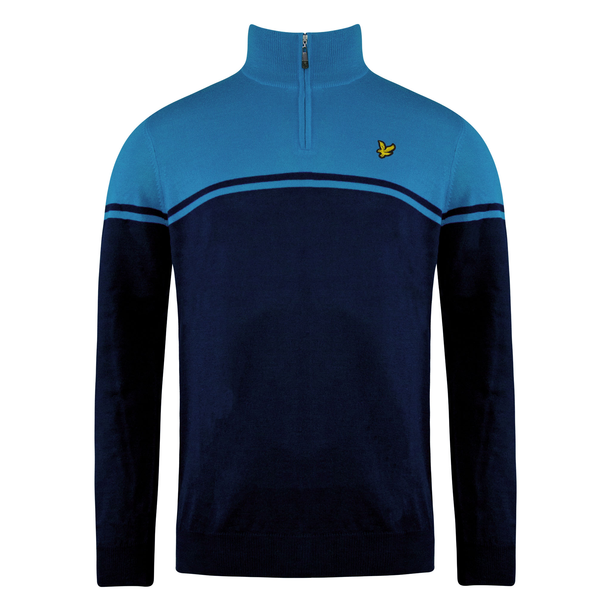 Lyle & Scott Croft Golf Mens blaublauer Pullover Image