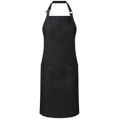 Premier Unisex Erwachsene Bio Fairtrade Certified Denim Schürze (Indigo Blau) Image