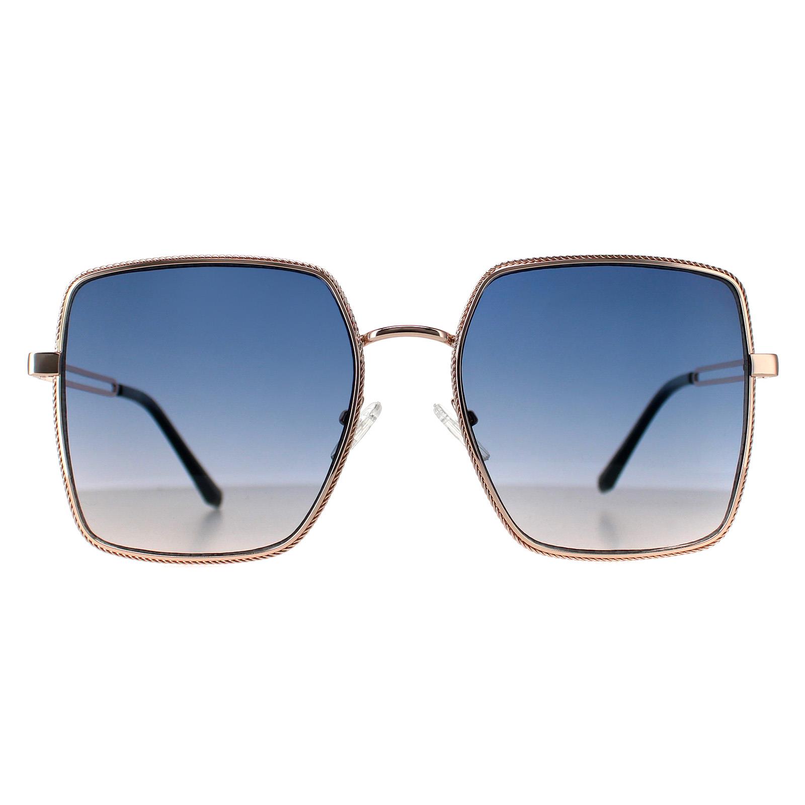 Guess Square Womens Glänzend Rose Gold Blau Gradient GF0419 Image