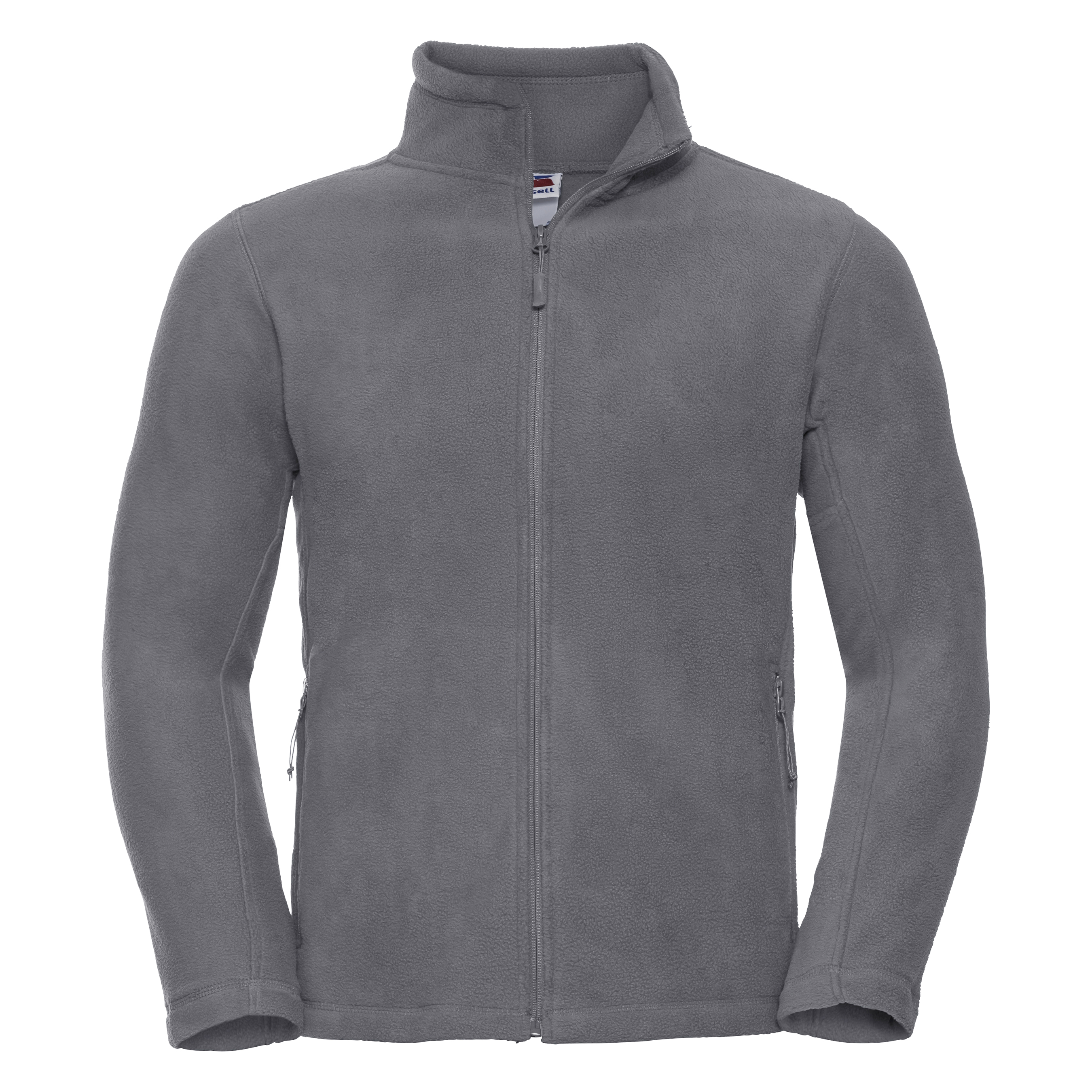 Russell Mens Full Zip Outdoor Fleece Jacke (Convoy Grau) Image