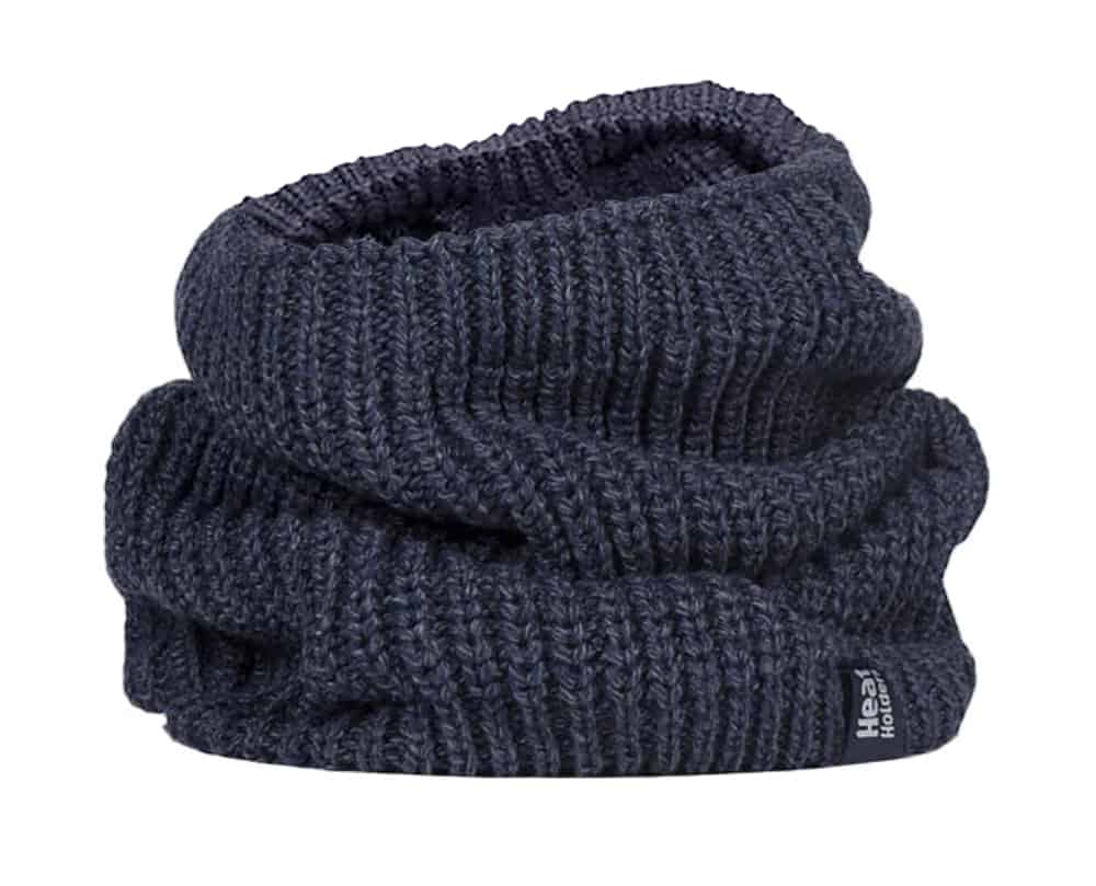 Heat Holders - Herren Fleece gefüttert Chunky Knit Thermal Neck Warmer Image