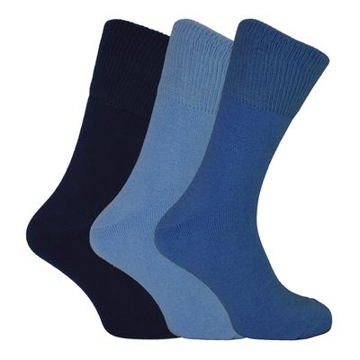 Bambus-Thermosocken für den Winter | THMO | Herren- & Damengrößen | Warme dicke Bambussocken - Blau Image