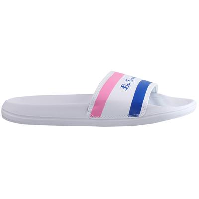 Ben Sherman Sidney Mens White Sliders Image
