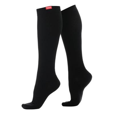 VIM&VIGR - Merino Wool Graduated Compression Socks 15-20 mmhg für Männer & Frauen - Schwarz